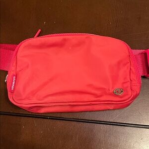 Lululemon Athletica Vibrant Red Belt Bag